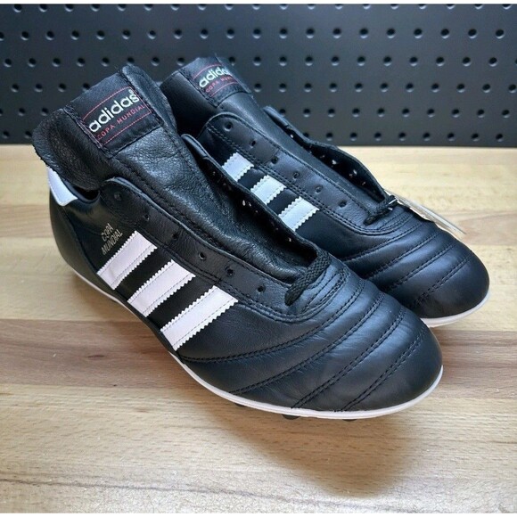 Adidas Copa Mundial Leather Soccer Cleats Black Made In Germany 015110 Size 10 - Picture 8 of 10